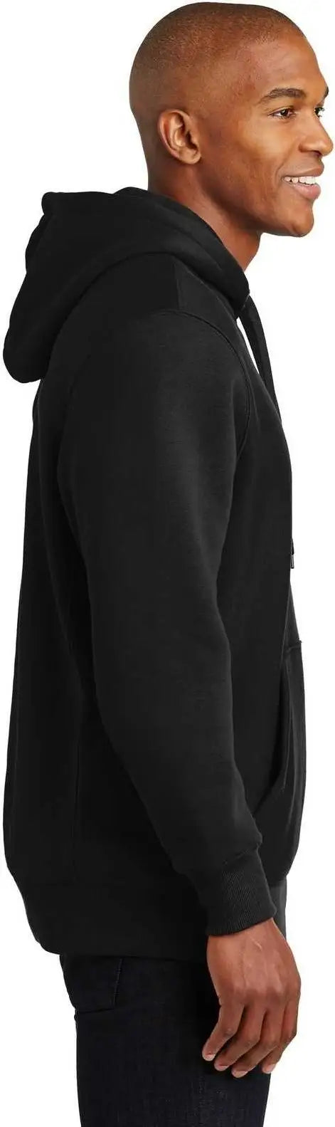 Sport-tek F281 Super Heavyweight Pullover Hooded Sweatshirt - Black