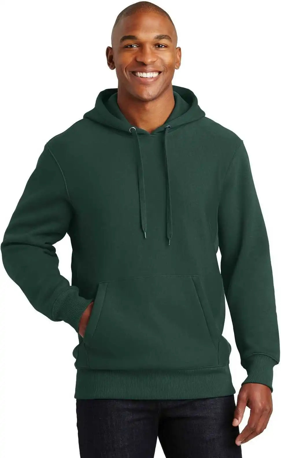 Sport Tek F281 Super Heavyweight Pullover Hooded Sweatshirt Dark Green