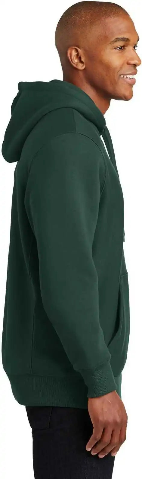 Sport Tek F281 Super Heavyweight Pullover Hooded Sweatshirt Dark Green