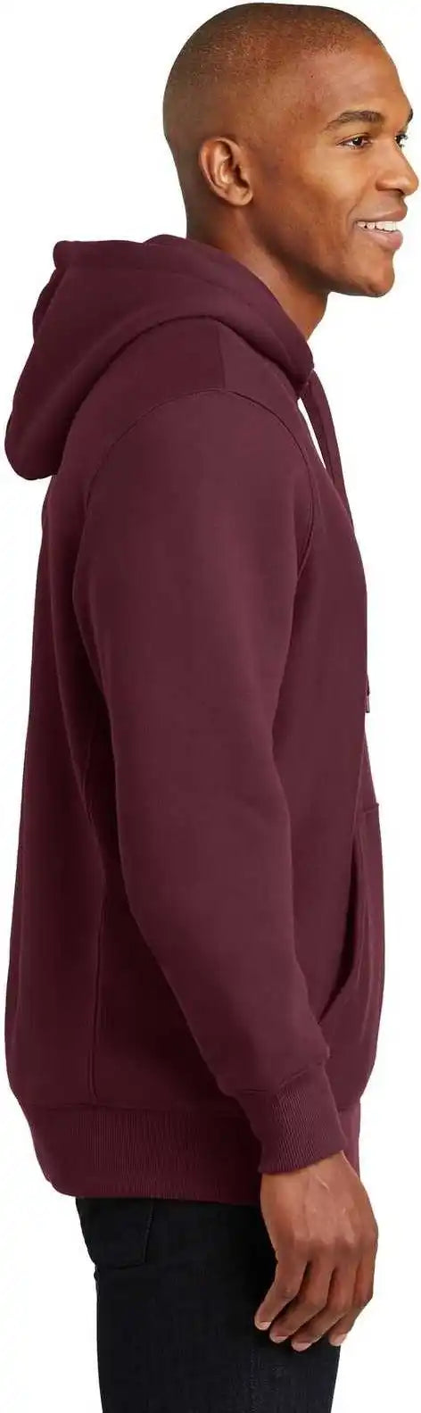 Sport Tek F281 Super Heavyweight Pullover Hooded Sweatshirt Maroon