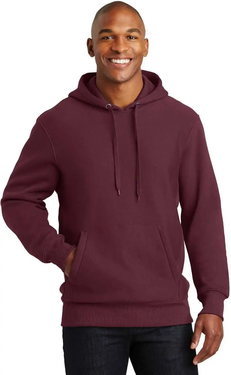Sport Tek F281 Super Heavyweight Pullover Hooded Sweatshirt Maroon
