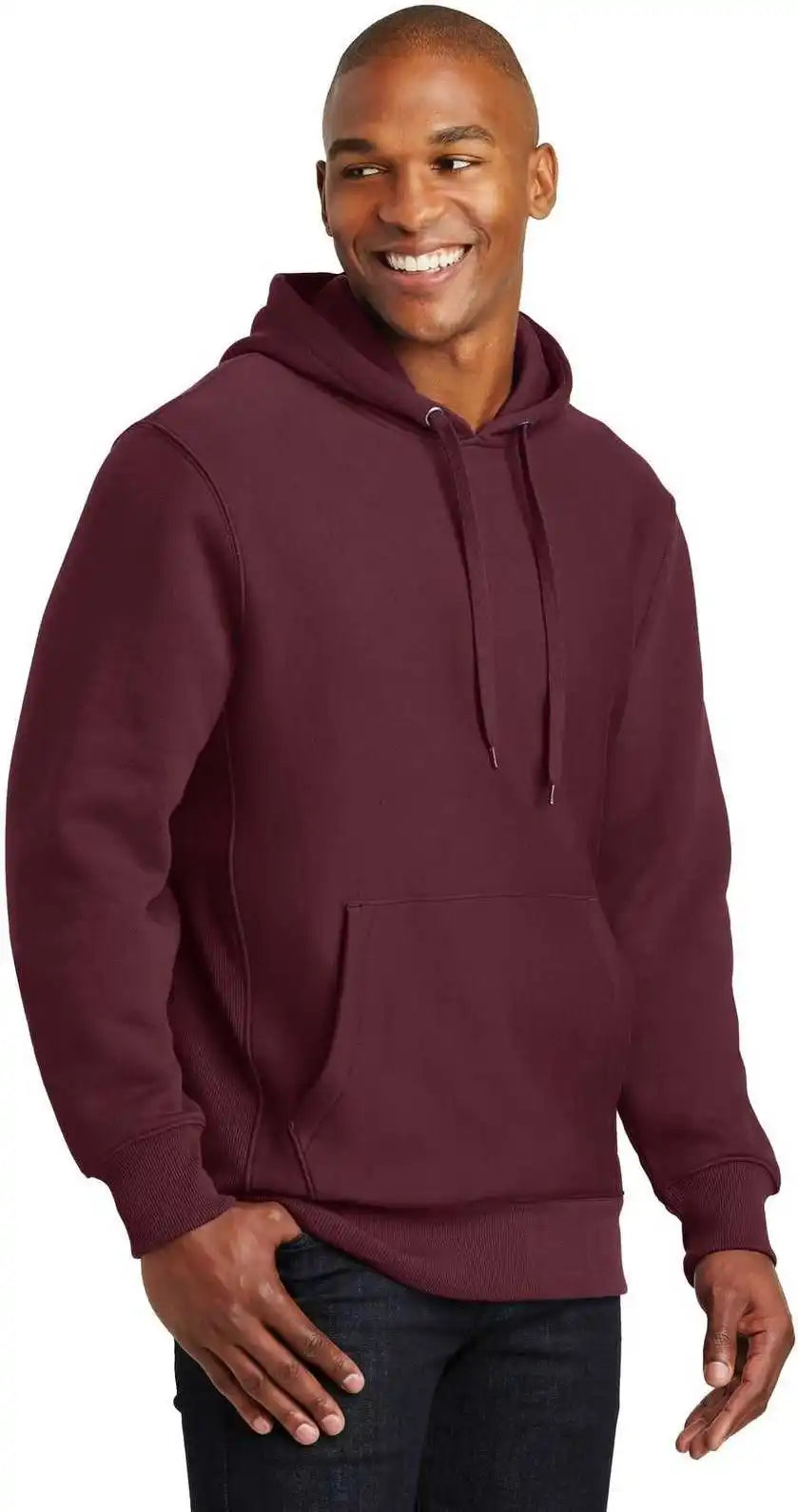 Sport Tek F281 Super Heavyweight Pullover Hooded Sweatshirt Maroon