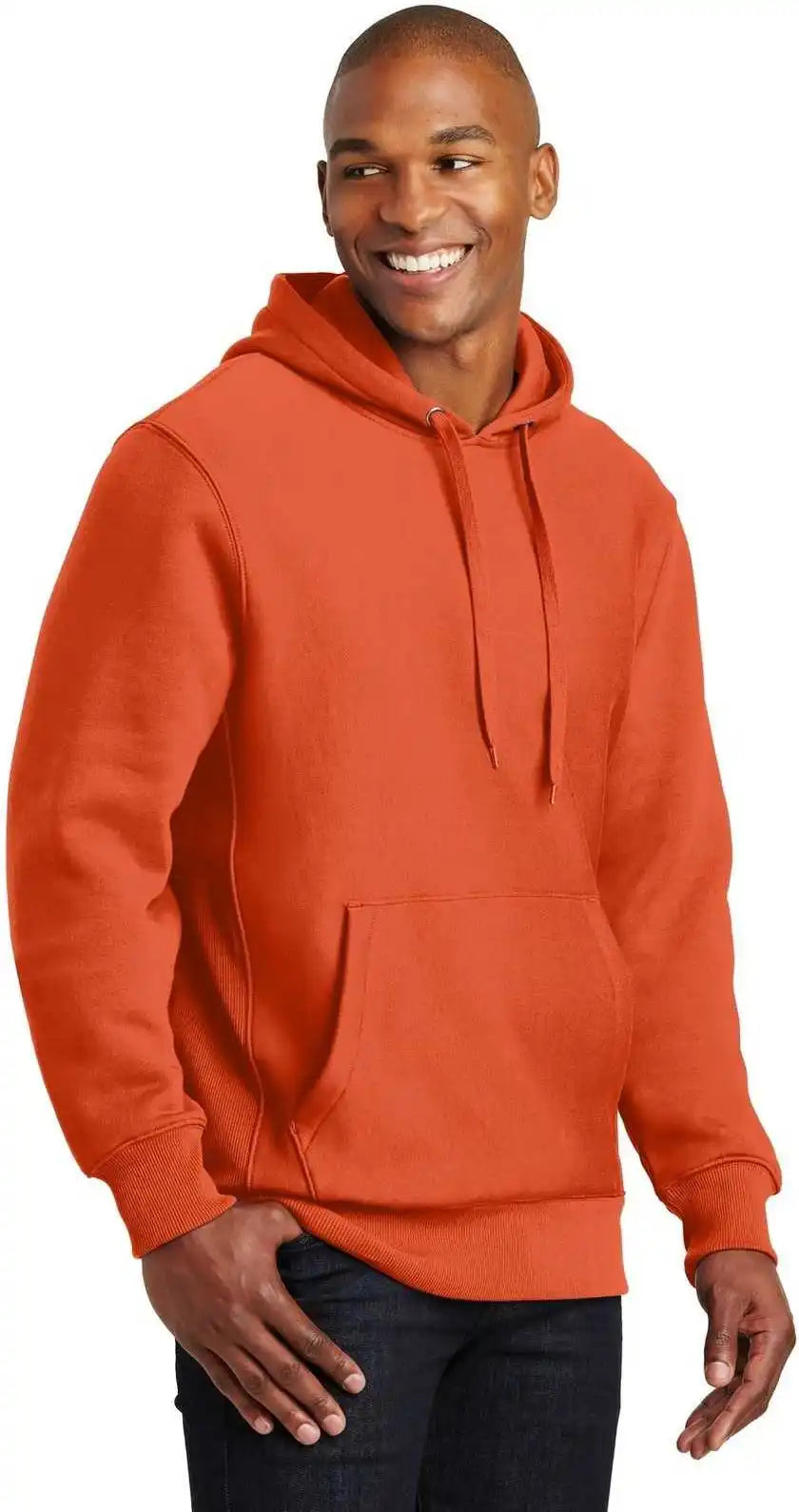 Sport Tek F281 Super Heavyweight Pullover Hooded Sweatshirt Orange