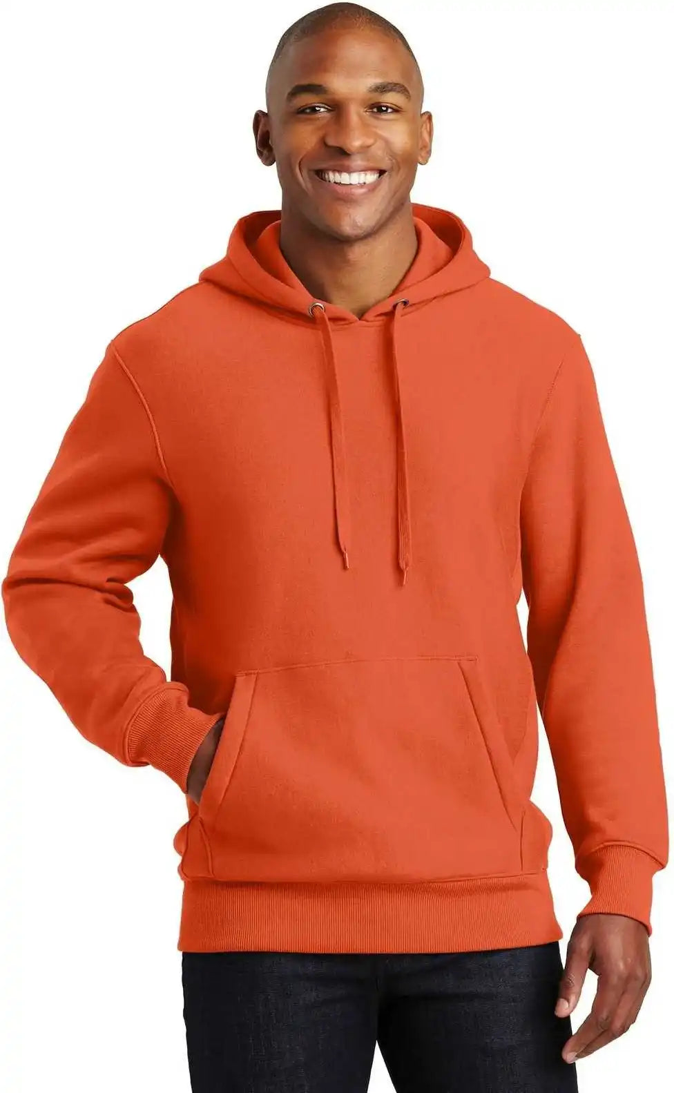 Sport Tek F281 Super Heavyweight Pullover Hooded Sweatshirt Orange