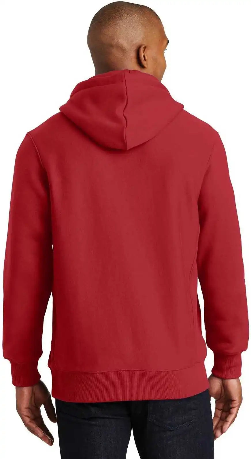 Sport Tek F281 Super Heavyweight Pullover Hooded Sweatshirt Red