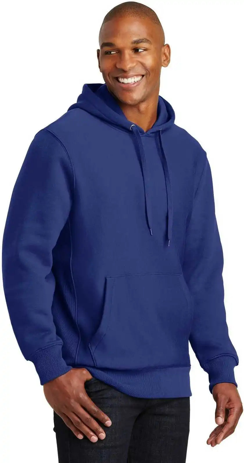 Sport Tek F281 Super Heavyweight Pullover Hooded Sweatshirt Royal