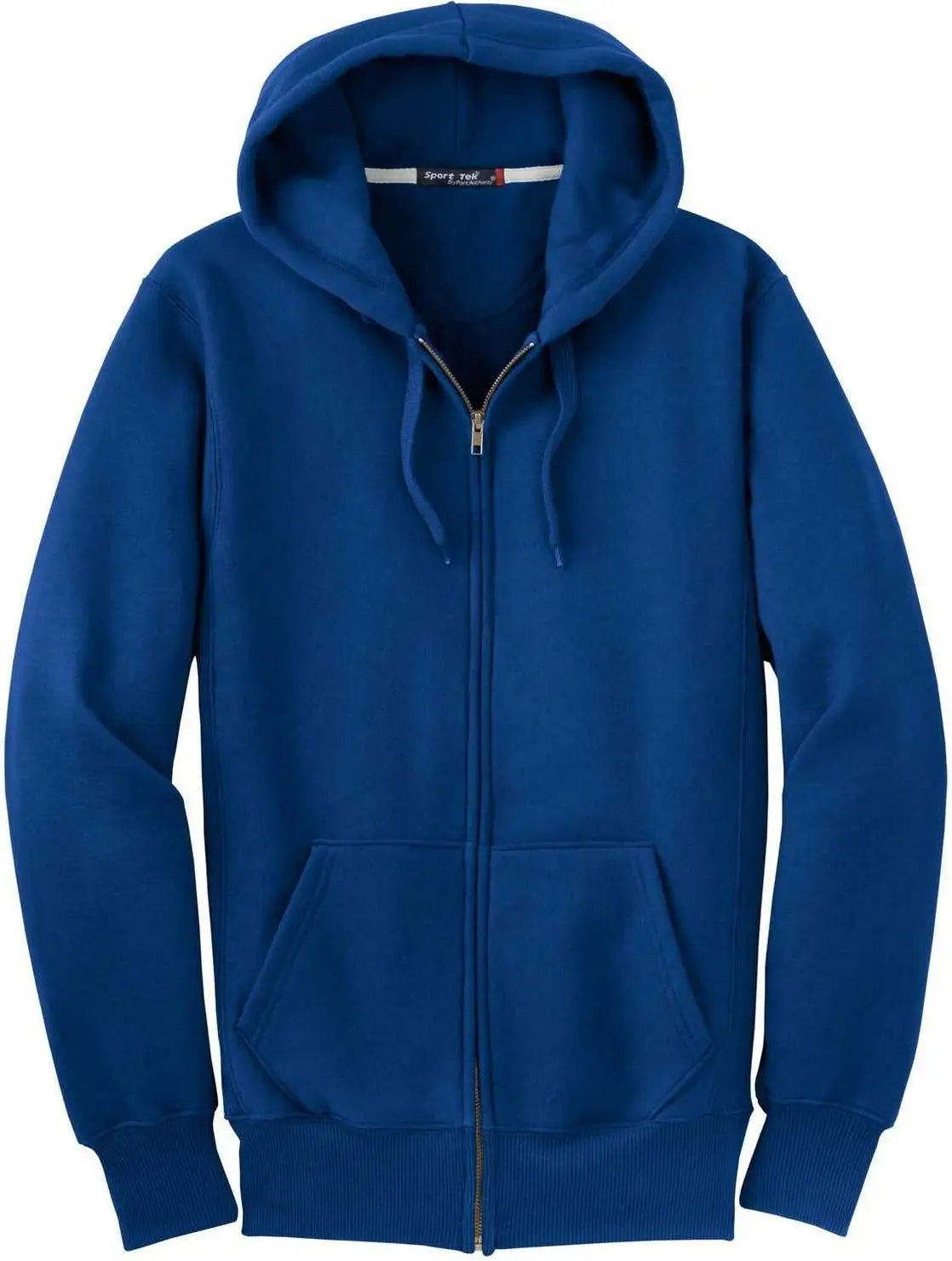Sport-tek F282 Super Heavyweight Full-zip Hooded Sweatshirt - Royal