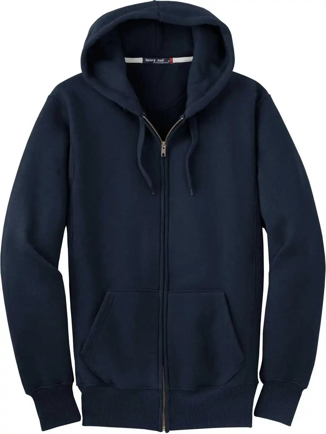 Sport Tek F282 Super Heavyweight Full Zip Hooded Sweatshirt True Navy
