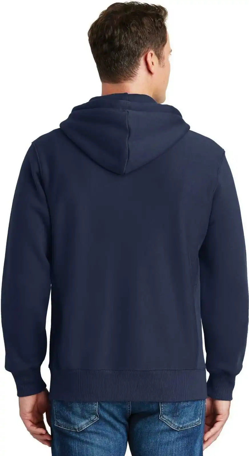 Sport Tek F282 Super Heavyweight Full Zip Hooded Sweatshirt True Navy