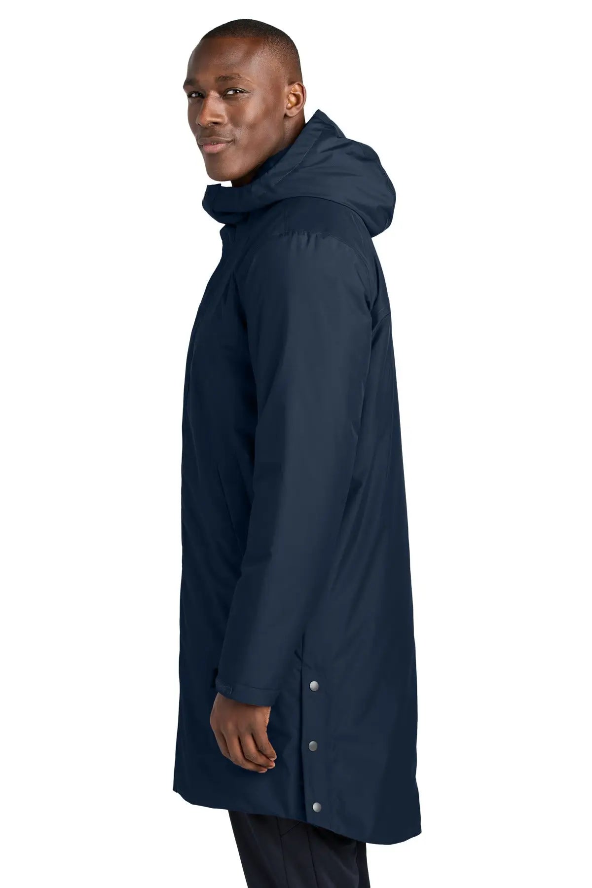 Sport-tek Jst55 Waterproof Insulated Sideline Parka - True Navy