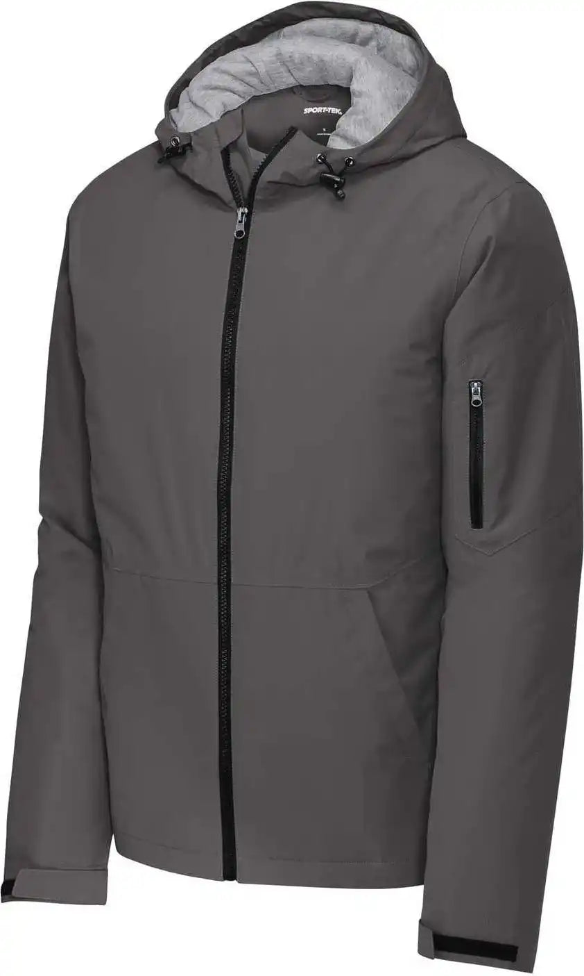 Sport Tek Jst56 Waterproof Insulated Jacket Graphite