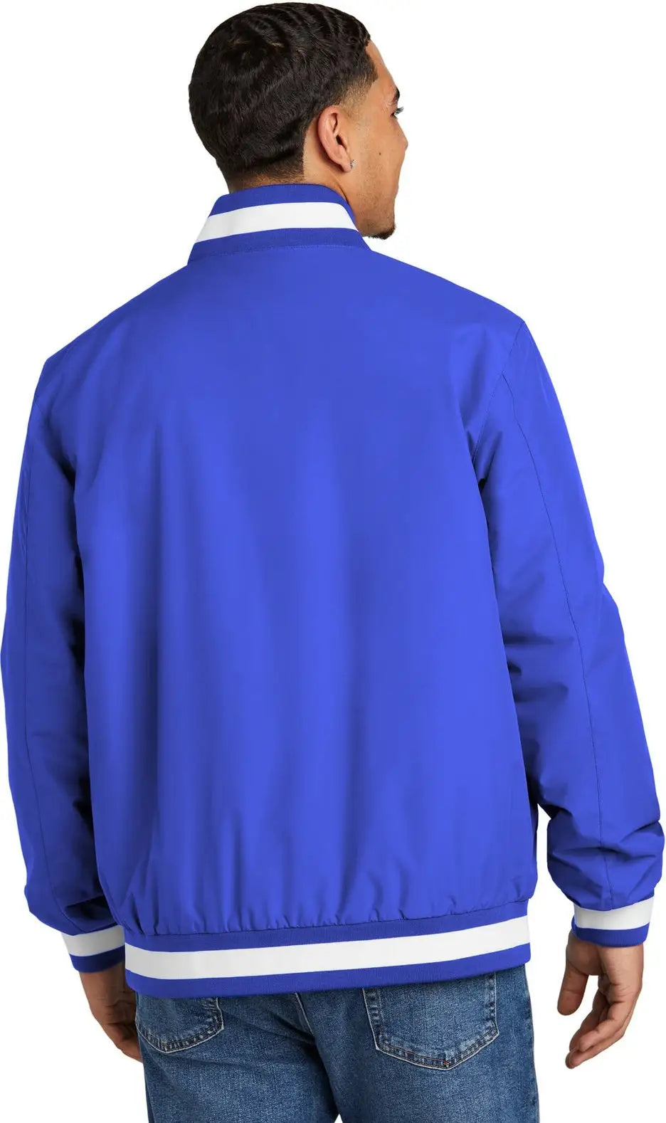 Sport-tek Jst58 Insulated Varsity Jacket - True Royal