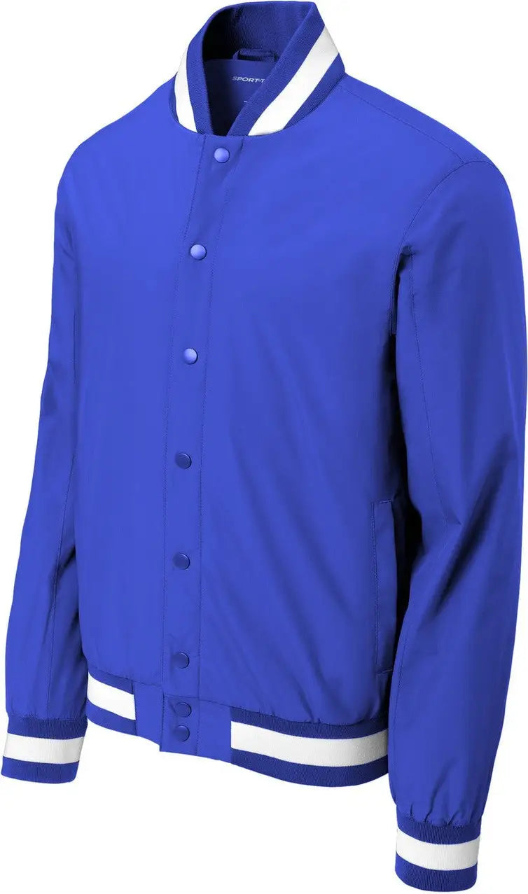 Sport-tek Jst58 Insulated Varsity Jacket - True Royal