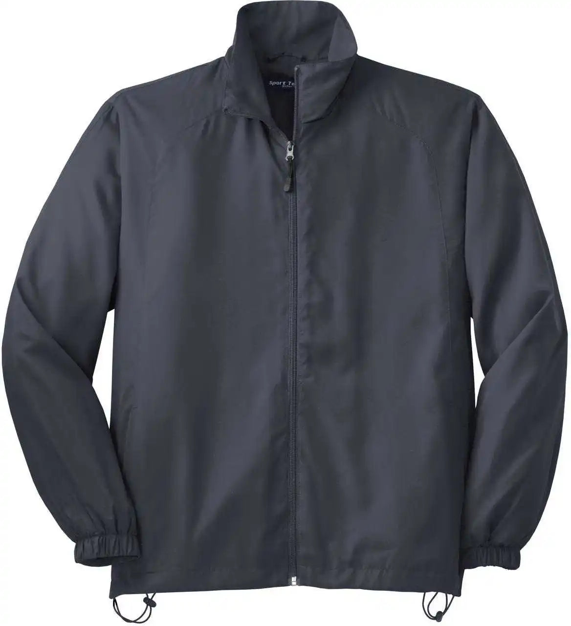 Sport-tek Jst70 Full-zip Wind Jacket - Graphite