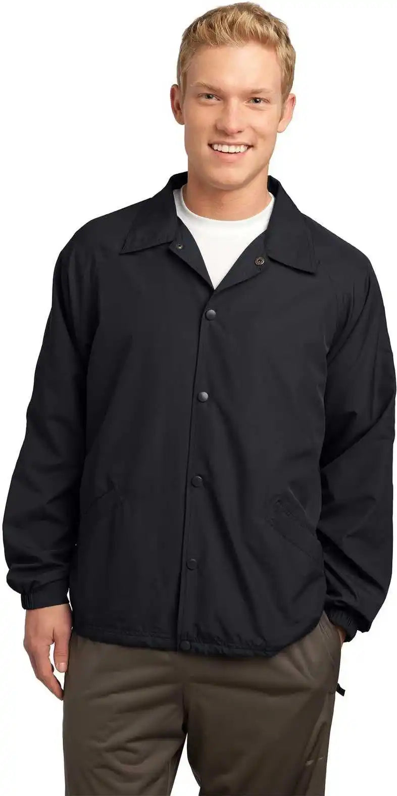 Sport Tek Jst71 Sideline Jacket Black