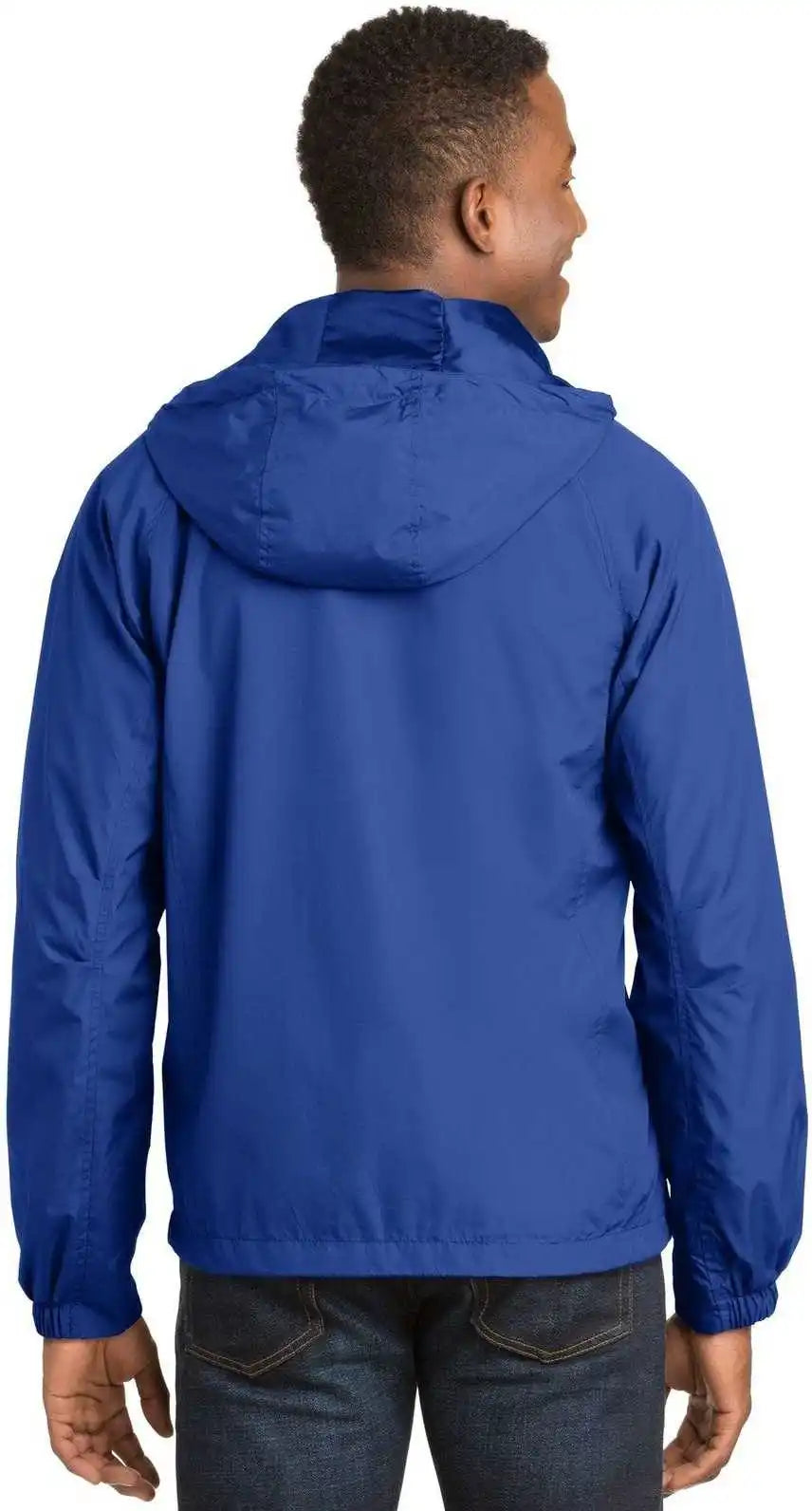Sport-tek Jst73 Hooded Raglan Jacket - True Royal