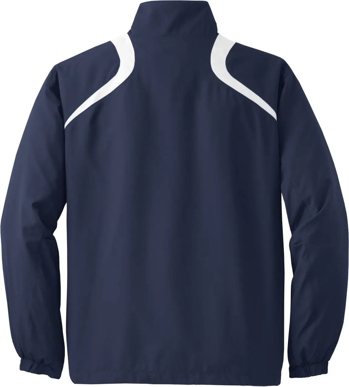 Sport-tek Jst75 1/2-zip Wind Shirt - True Navy White