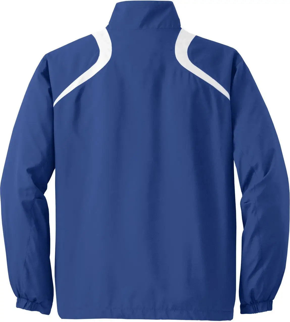 Sport-tek Jst75 1/2-zip Wind Shirt - True Royal White