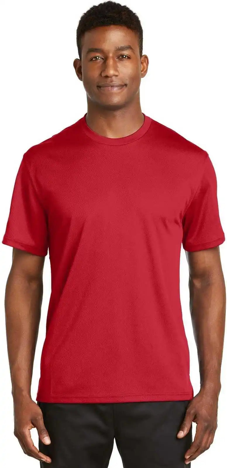 Sport-tek K468 Dri-mesh Short Sleeve T-shirt - Red