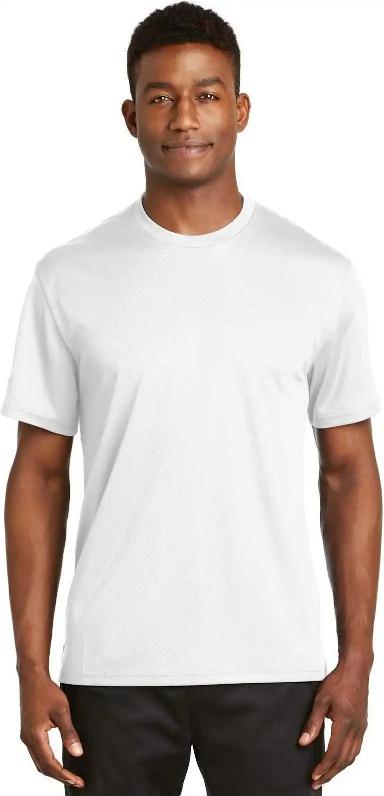 Sport-tek K468 Dri-mesh Short Sleeve T-shirt - White