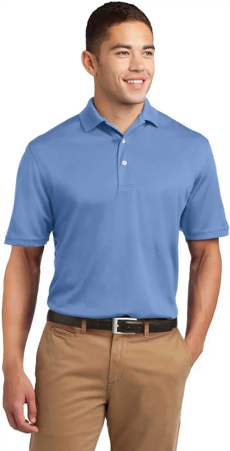 Sport Tek K469 Dri Mesh Polo Blueberry