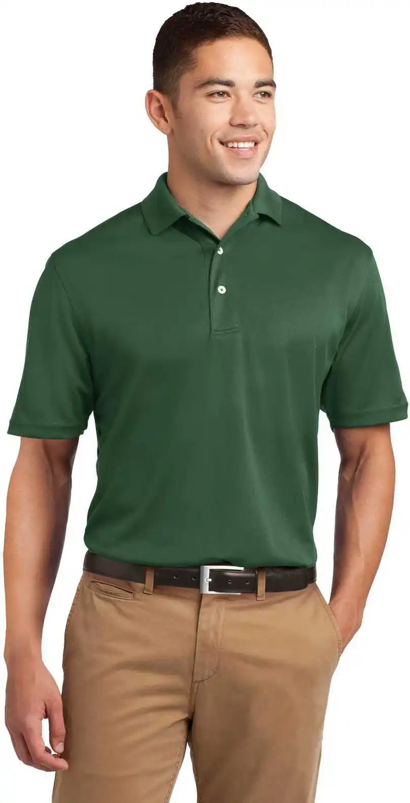 Sport Tek K469 Dri Mesh Polo Forest Green
