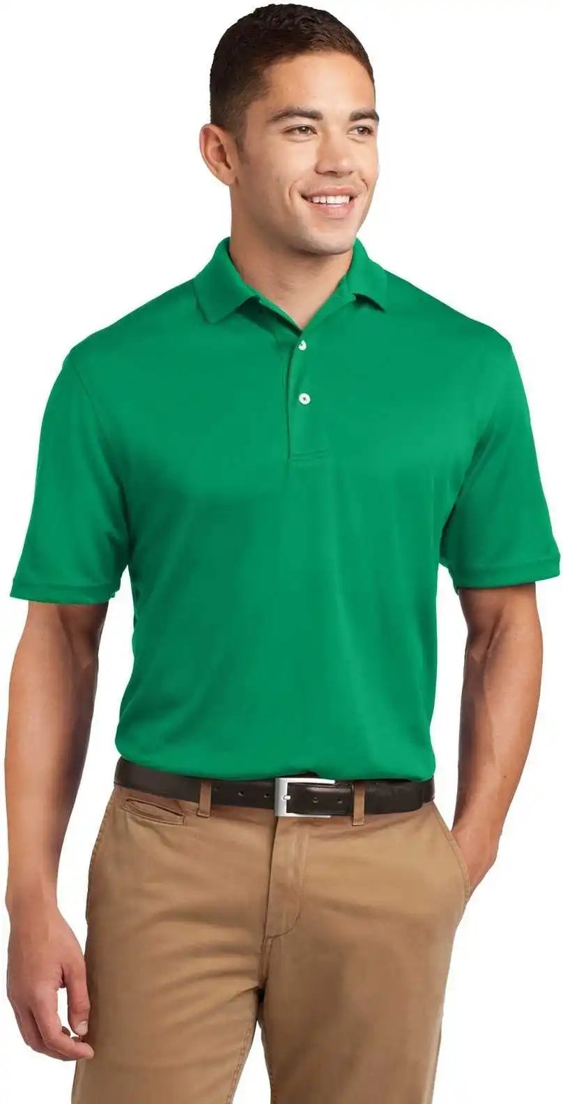 Sport Tek K469 Dri Mesh Polo Kelly Green