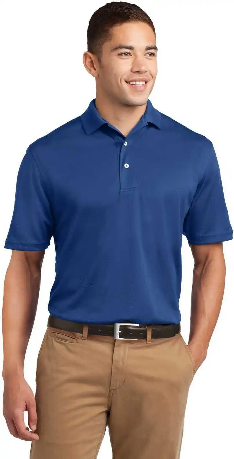 Sport Tek K469 Dri Mesh Polo Royal