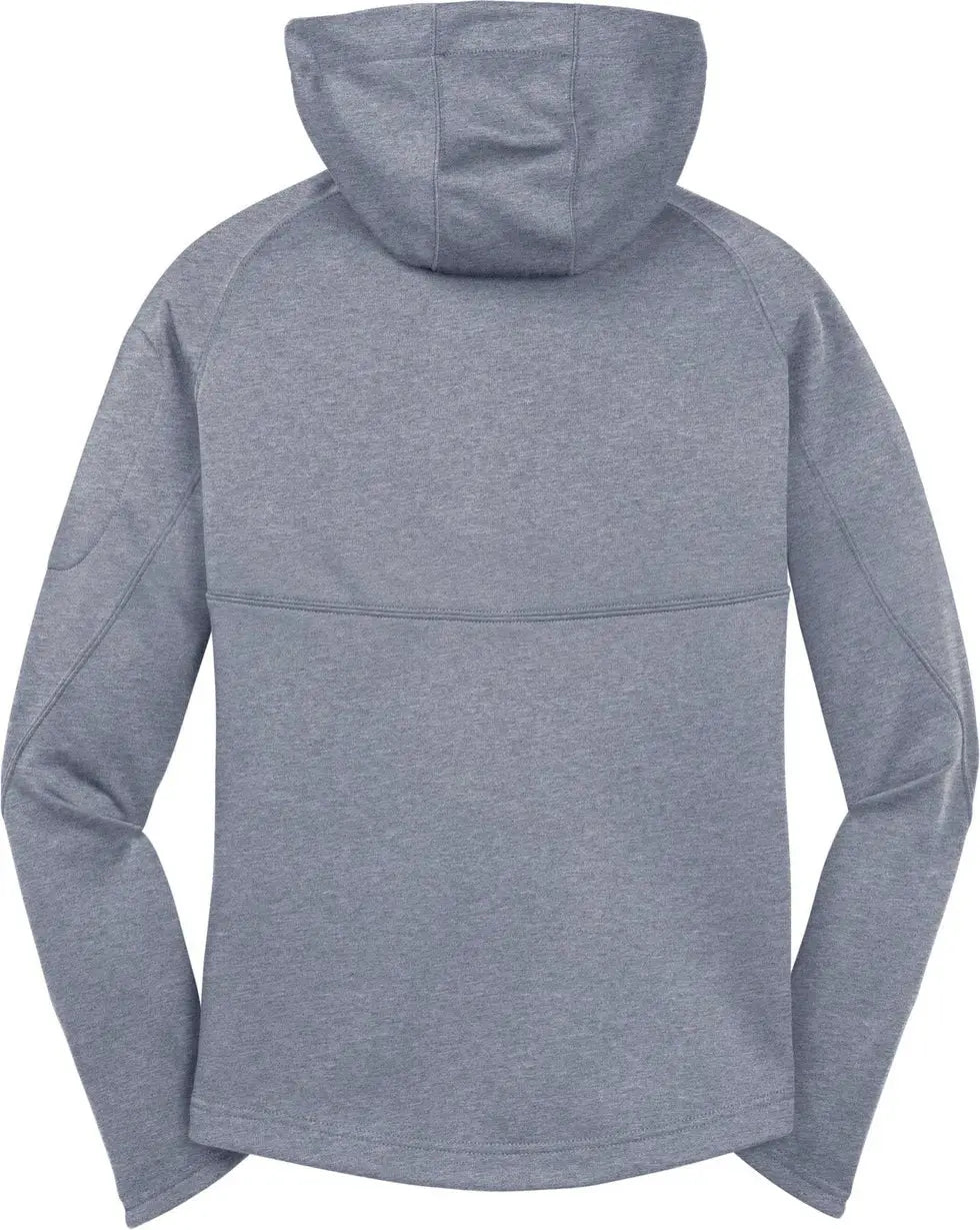 Sport-tek L248 Women’s Tech Fleece Full-zip Hooded Jacket - Gray Heather
