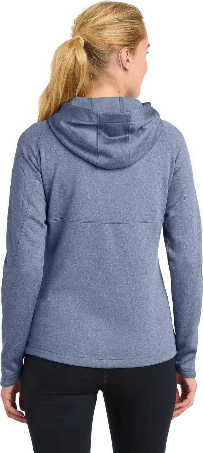 Sport-tek L248 Women’s Tech Fleece Full-zip Hooded Jacket - Gray Heather