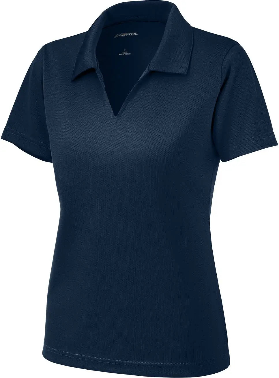 Sport-tek L469 Women’s Dri-mesh V-neck Polo - Navy