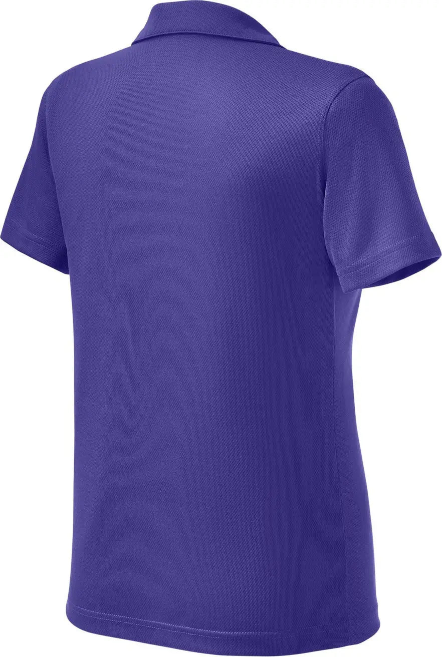 Sport-tek L469 Women’s Dri-mesh V-neck Polo - Purple