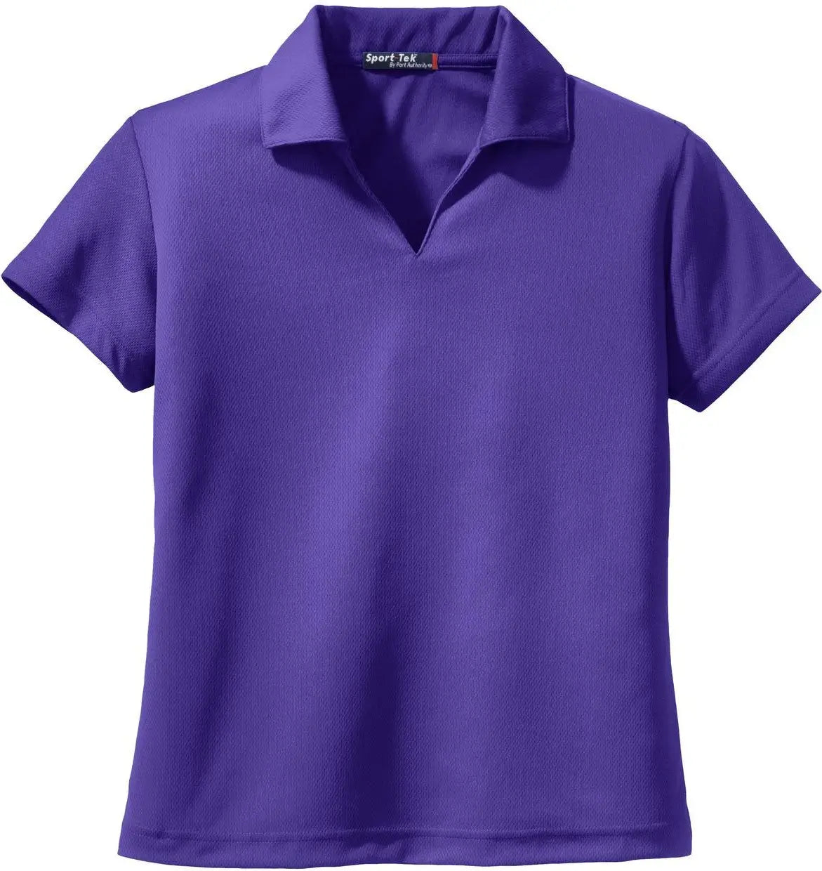 Sport-tek L469 Women’s Dri-mesh V-neck Polo - Purple