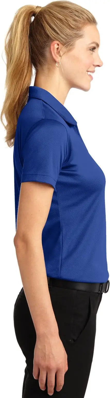 Sport-tek L469 Women’s Dri-mesh V-neck Polo - Royal