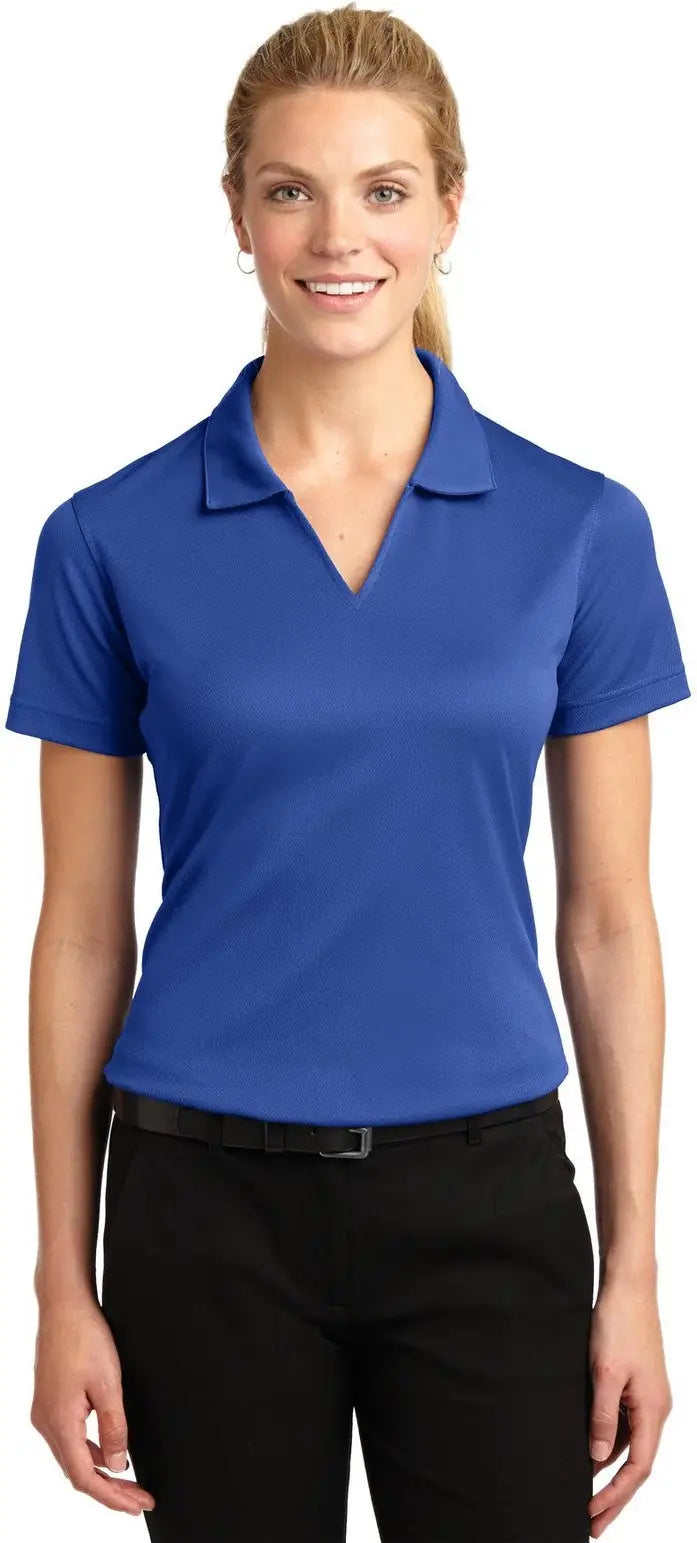 Sport-tek L469 Women’s Dri-mesh V-neck Polo - Royal - Ladies Xs