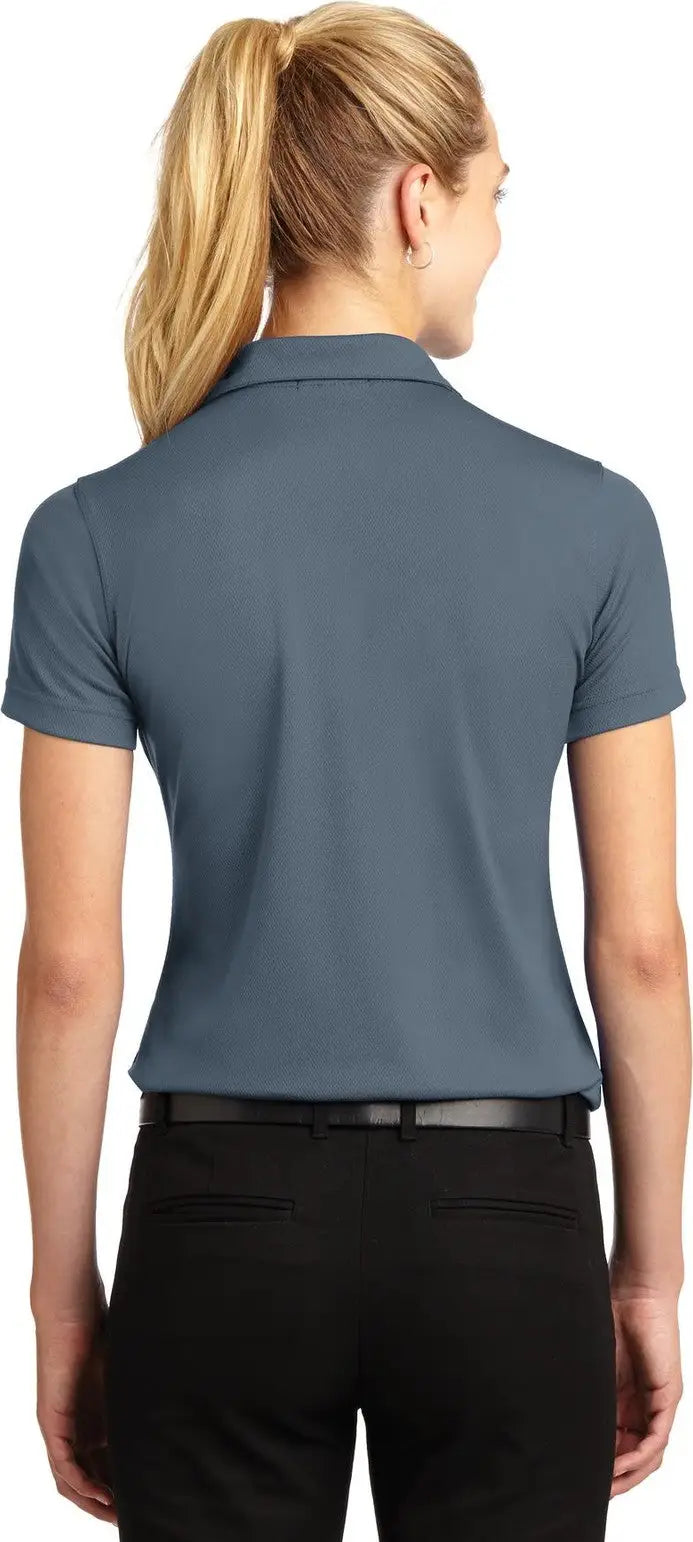 Sport-tek L469 Women’s Dri-mesh V-neck Polo - Steel