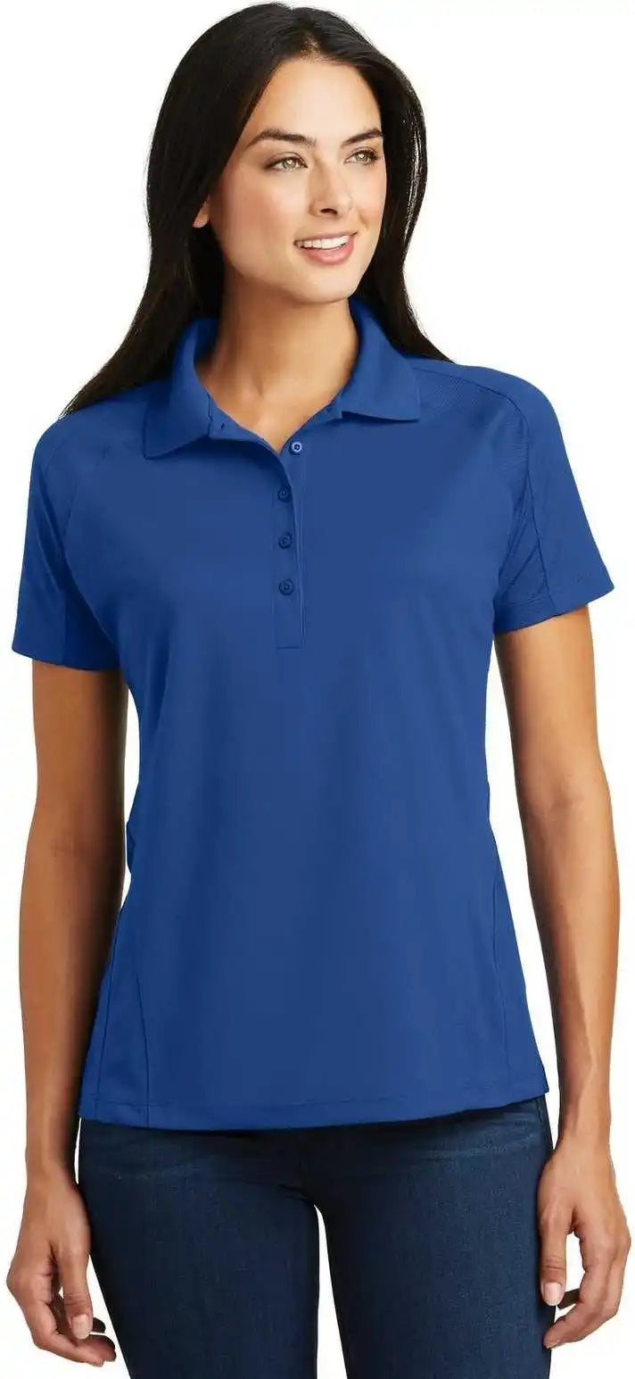 Sport Tek L474 Ladies Dri Mesh Pro Polo Royal