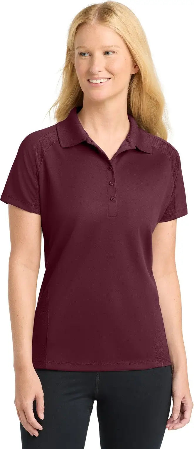 Sport-tek L474 Women’s Dri-mesh Pro Polo - Maroon