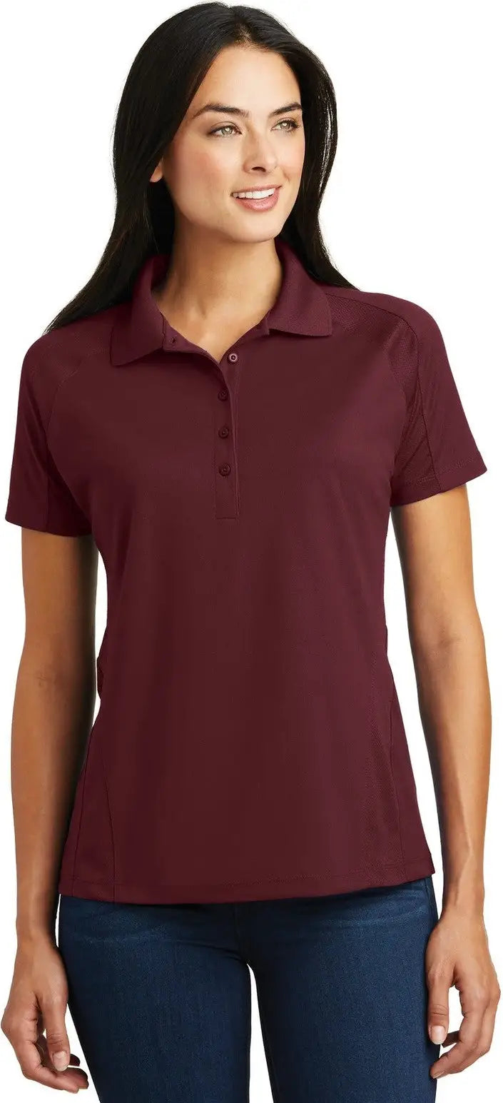 Sport-tek L474 Women’s Dri-mesh Pro Polo - Maroon