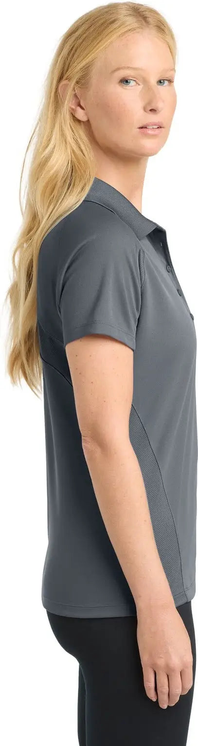 Sport-tek L474 Women’s Dri-mesh Pro Polo - Steel