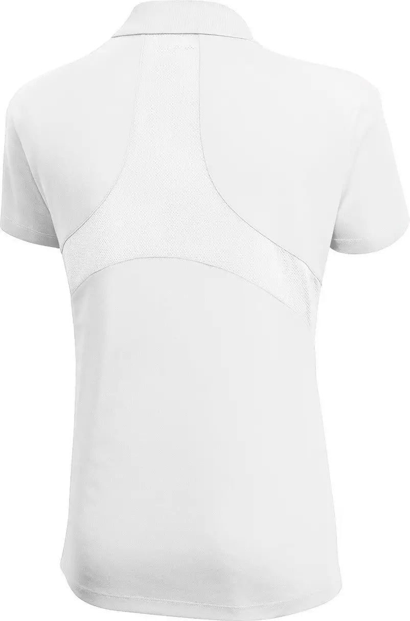 Sport-tek L474 Women’s Dri-mesh Pro Polo - White