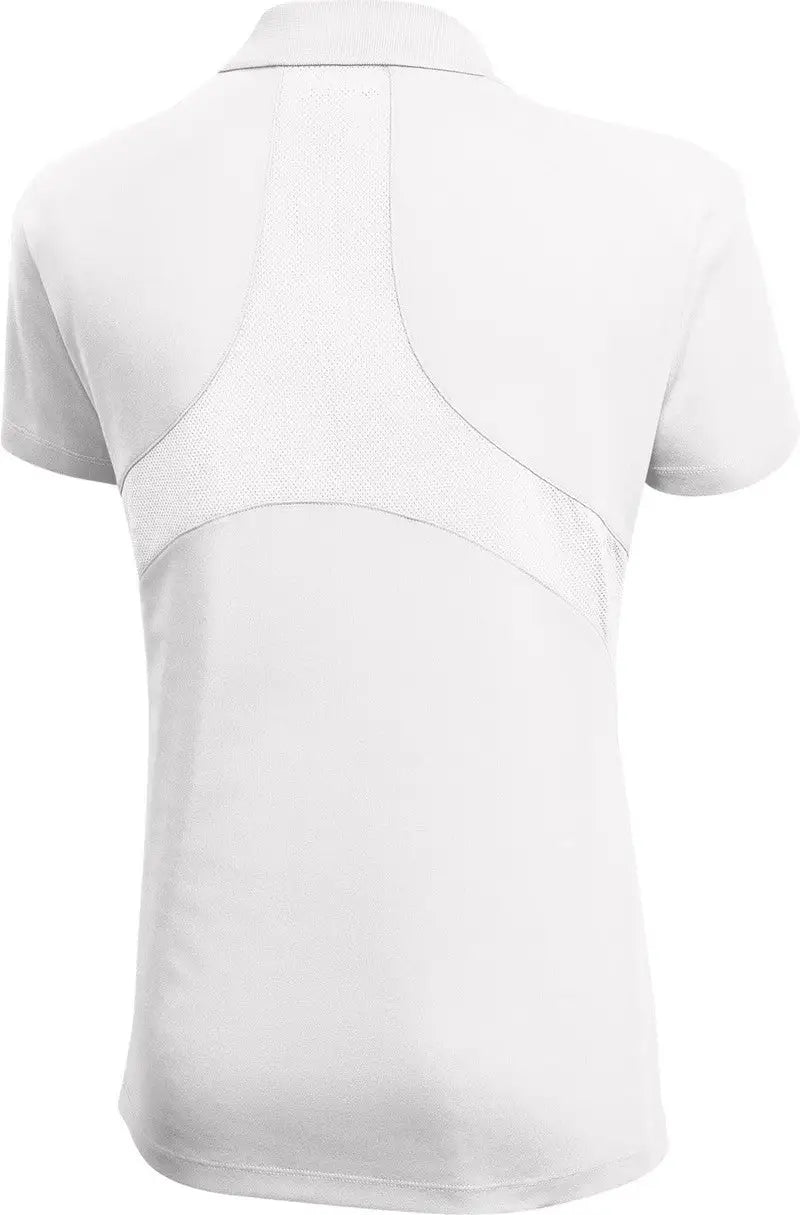 Sport-tek L474 Women’s Dri-mesh Pro Polo - White