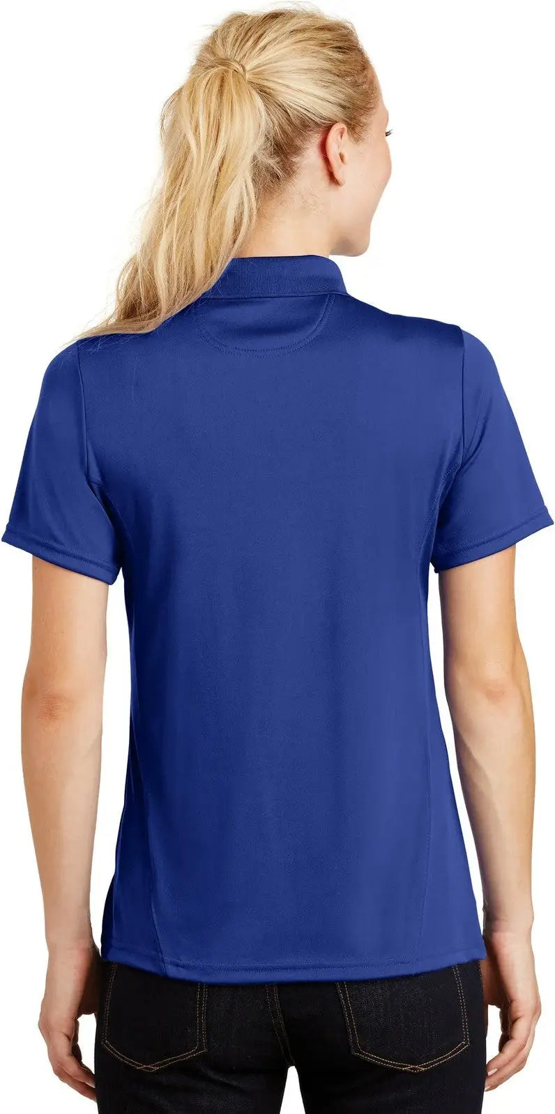 Sport-tek L475 Women’s Dry Zone Raglan Accent Polo - True Royal