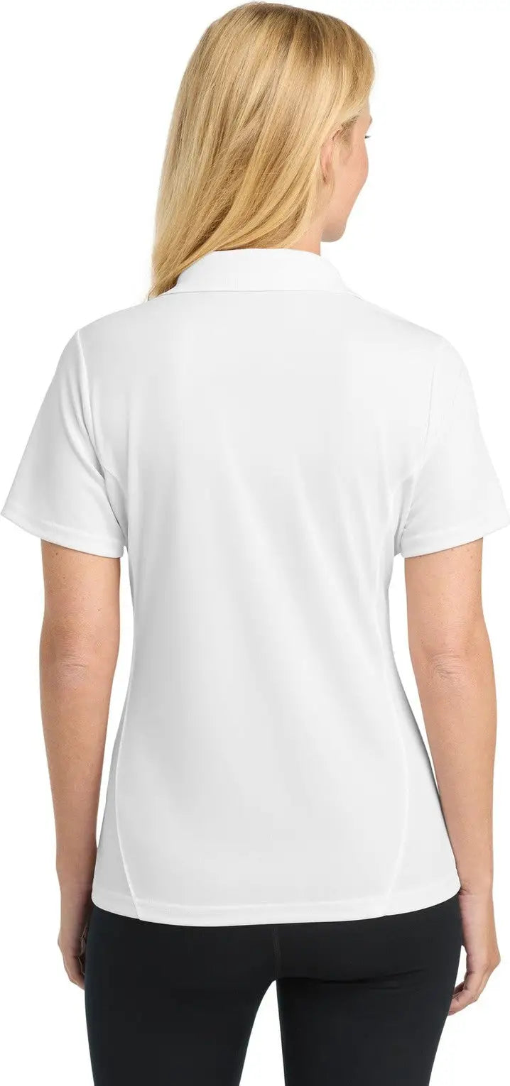 Sport-tek L475 Women’s Dry Zone Raglan Accent Polo - White