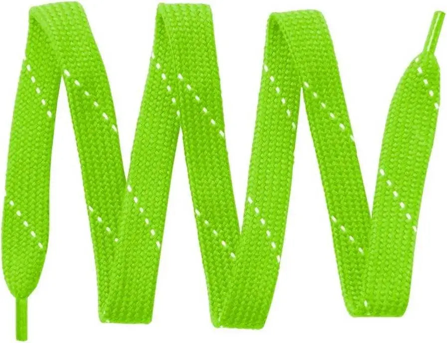 Sport-tek Lace Laces - Neon Green White