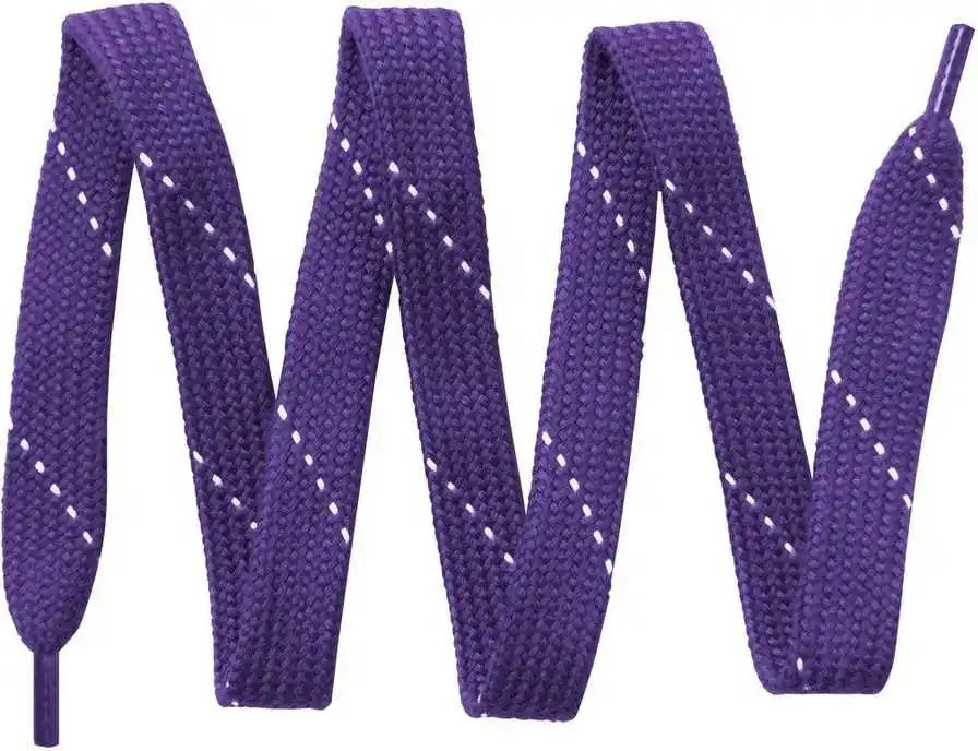Sport-tek Lace Laces - Purple White - 32’’