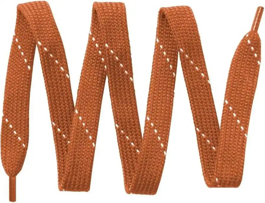 Sport-tek Lace Laces - Texas Orange White - 32’’