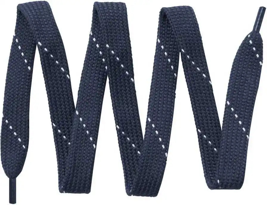 Sport-tek Lace Laces - True Navy White - 32’’