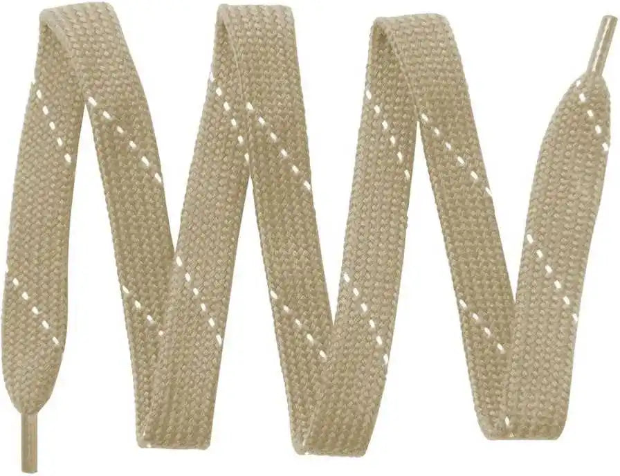 Sport-tek Lace Laces - Vegas Gold White - 32’’