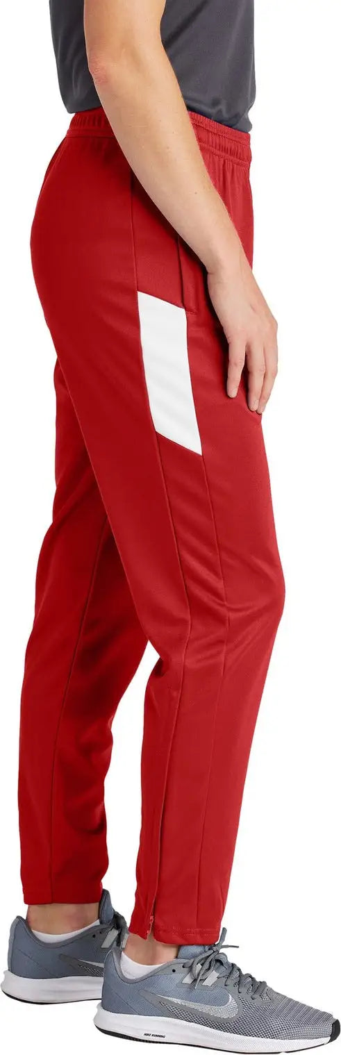Sport-tek Lpst800 Women’s Travel Pant - Deep Red White